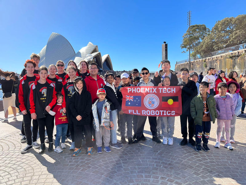CA FLL Teams and Team Apollo Tour Sydney Opera House