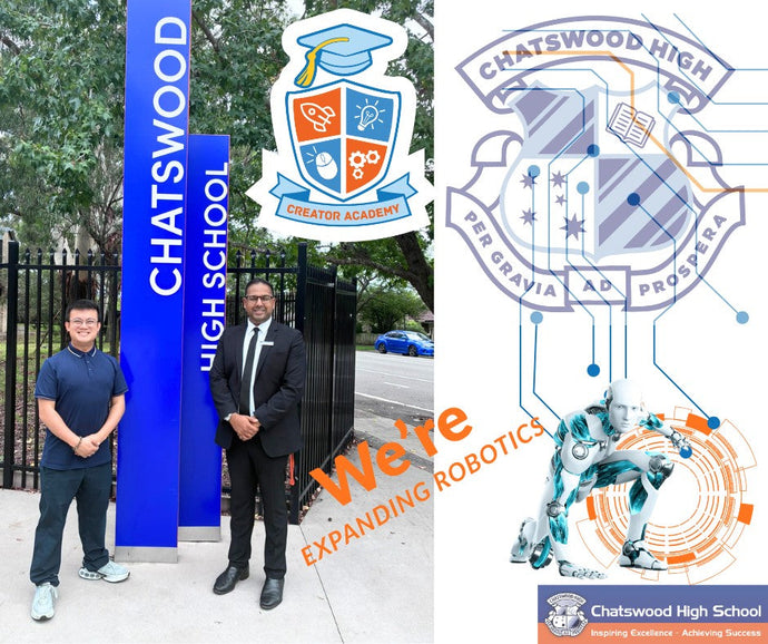 Creator Academy Partners with Chatswood High School to Expand Robotics Education